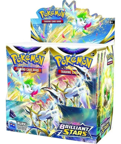 Caja De Sobres De Pokémon: Espada Y Escudo Brillante Recuent