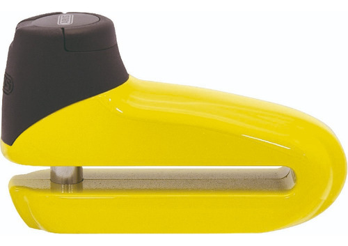 Cadeado Trava Disco Freio Moto Universal Anti-roubo Abus 300 Cor Amarelo