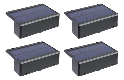 4 Luces Solares Para Valla, Luces Solares Para Cubierta