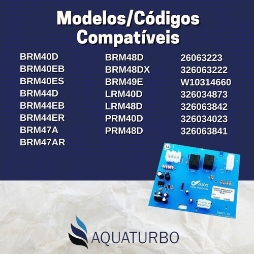 Placa Potencia Controle Br. Brm40/44/47/48 326063223 220v
