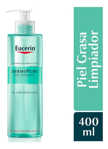 Eucerin Dermopure Oil Control Gel Limpiador 400 Ml
