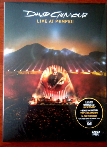 David Gilmour 2 Dvd Live At Pompeii Nuevo Y Original
