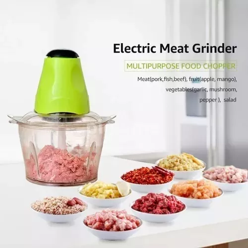 Picador eléctrico de carne y verdura 3L acero - DroppCOD