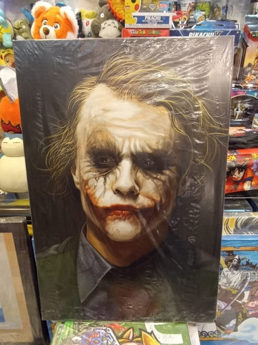 Cuadro Joker Heath Ledger Impreso Tela Pvc 60x40