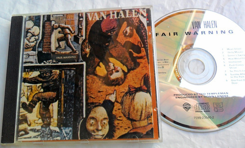 Van Halen - Fair Warning * Importado Alemania * Cd Excelen 