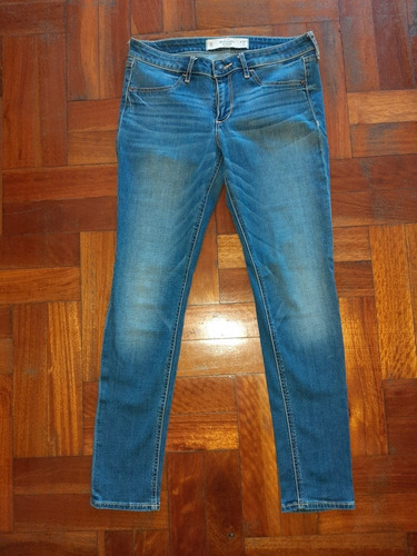 Jean Abercrombie & Fitch Mujer Talle W28 L 29 Excelente Est