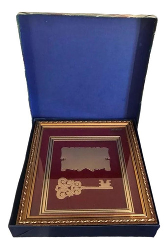 Diploma Conmemorativo Trofeollave Oro 24k  Ciudadano Ilustre