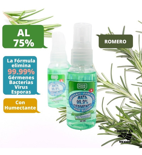 Imagen 5 de 7 de Paquete Mayorista De 30 Sanitizantes Para Manos C/humectante