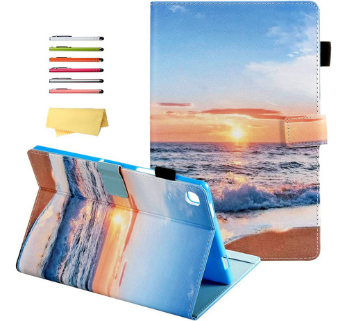 Funda Para Samsung Galaxy Tab A7 Uucovers Diseno Playa