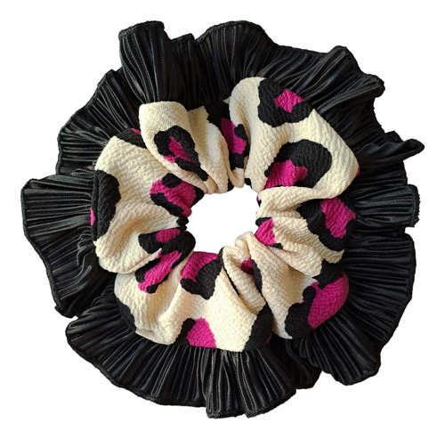 Rumbas Bambas Scrunchies Xl Color Negro #6