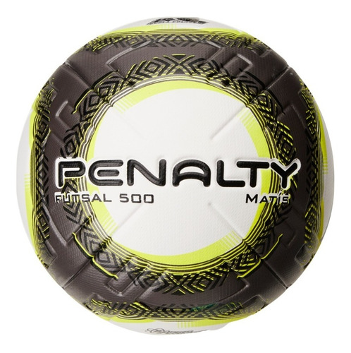 Bola De Futsal Matis Xxiii Penalty Cor Preto e Amarelo