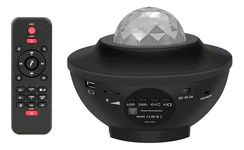 Proyector De Luz Estrellas Nebulosa Galaxia Con Bluetooth