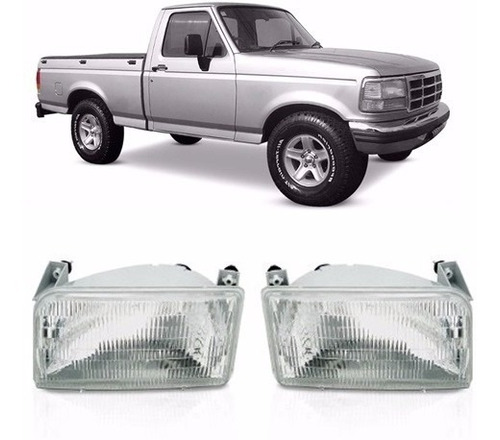 Par Farol Dianteiro Ford F1000 F4000 1996 1997 1998 1999 00