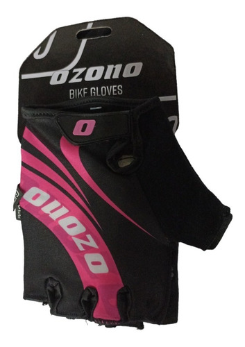 Guantes Ozono Negro/fuxia