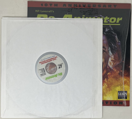 Laserdisc H P Lovecraft's Re-animator Edición 10 Aniversario (Usado)