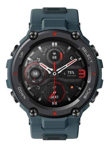 Smartwatch Amazfit Sport T-rex Pro 1.3 Caixa 47.7mm A2013 Cor da caixa Steel blue Cor da pulseira Steel blue