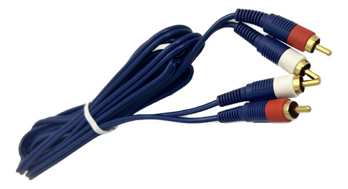 Imagen 2 de 4 de Cable Rca Dti 3 Metros Ke8300 Subwoofer Potencia