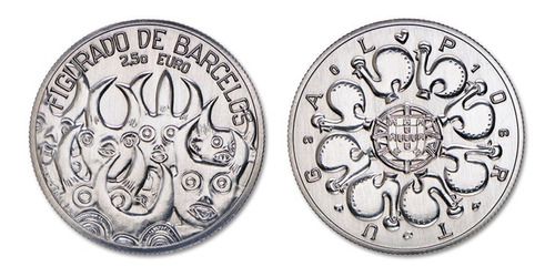 Moneda Conmemorativa- Portugal 2,5 Euro Figurado De Barcelos