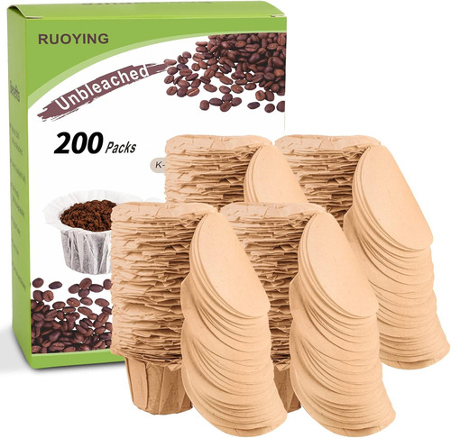 Filtros De Papel Desechables Para Taza K Sin Blanquear Con T