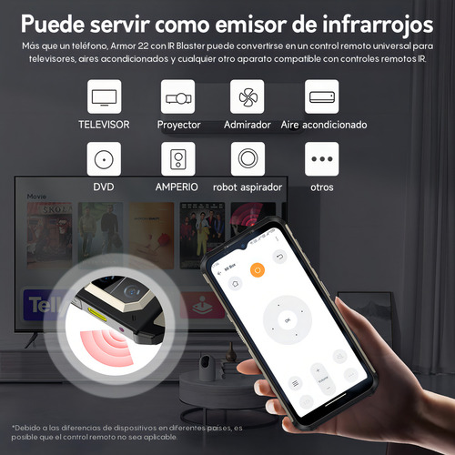Ulefone Armor 22 Dual SIM 128 GB negro 8 GB RAM