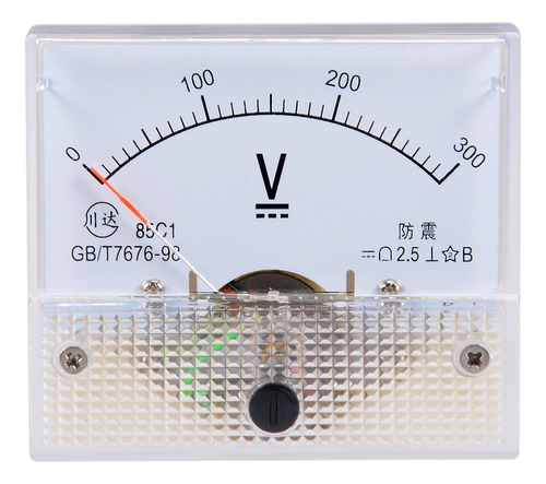 Uxcell Medidor De Voltaje Del Panel Analógico De Dc 0-300v V