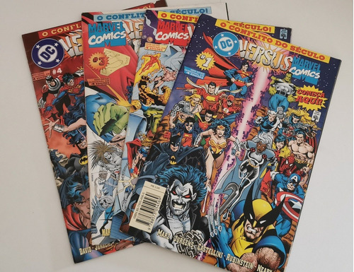 Dc Versus Marvel Completa Em 4 Edições (editora Abril 1997)