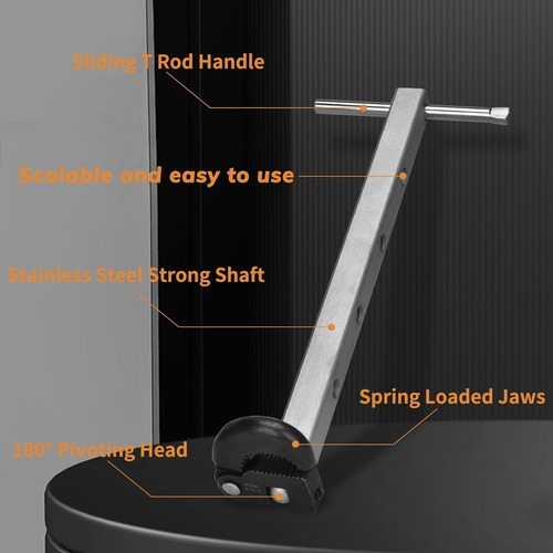 Llave Telescópica Para Lavabo, Ajustable De 3/8 Pulgadas A 1
