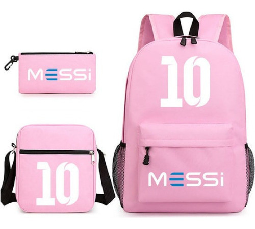 Set De 3 Bolsos De Hombro Modernos Messi10 P2 Junior