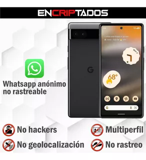 Celular Encriptado Google Pixel 6a Graphene Os Whatsapp No Rastreable