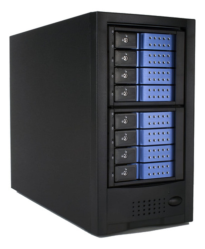 8 Bay Sas/ Sata Tower J0806t W/ 9286-8e Controlador Raid Y 2