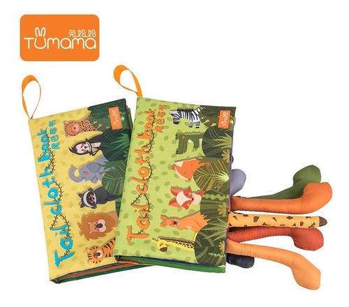 Imagen 3 de 6 de Libro Animales De Tela