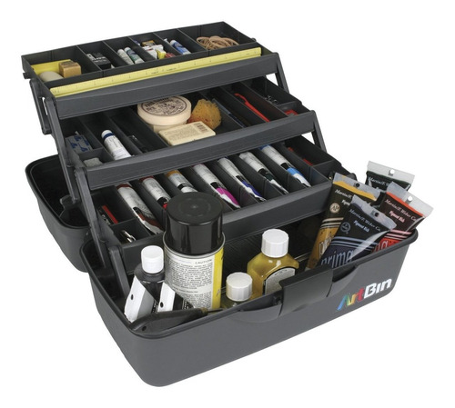 Artbin Essentials 3-tray Box Black