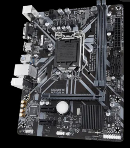 Mother Gigabyte H310m-h Lga1151 Sin Micro Negro (Usado)