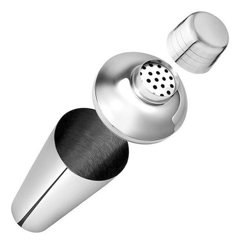 Coqueteleira 550ml Aço Inox Com Tampa Para Drinks Barman