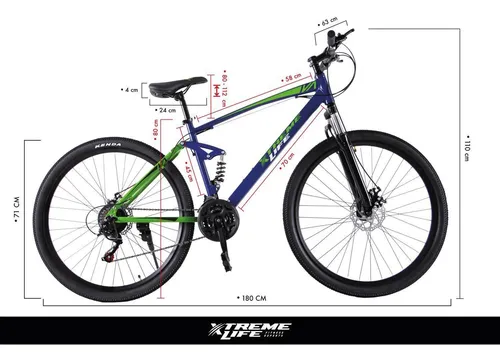 Talla l en bicicleta de montaña hot sale