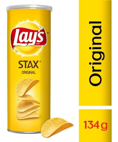 Papas Fritas Stax Lays 134 Gr Original(3 Unidad)-super