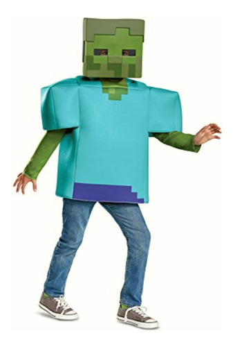 Disguise Disfraz Clásico De Zombi Para Niños, Verde, L