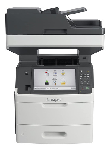 Impresora multifunción Lexmark MX710 Series MX711de gris y blanca 220V