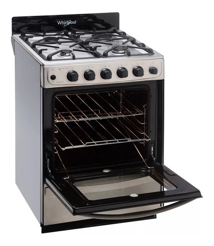 Imagen 3 de 7 de Cocina Whirlpool A Gas Wfx57di 56cm Inox Super Oferta
