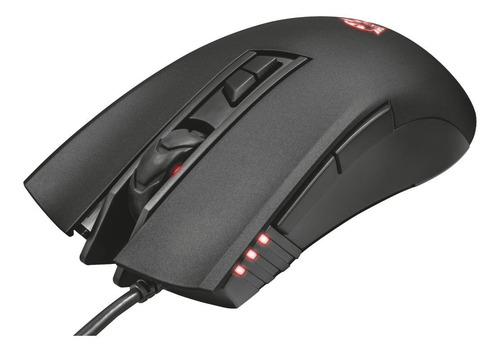 Mouse gamer de juego Trust Zeebo GXT 121 negro