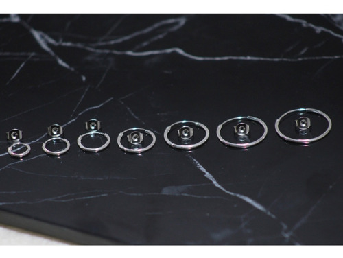 Imagen 5 de 6 de Aros Argollas Plata 925 Lisas Mini Pequeñas - Adcesorios