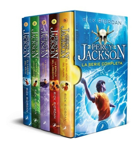 Percy Jackson Saga Dioses Olimpo - Riordan - Estuche