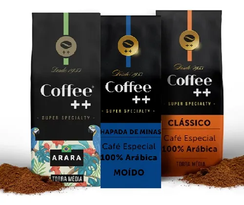 Kit 3 Pacotes Café Especial Torrado E Moído Coffee Mais