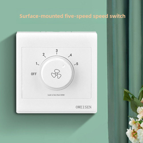 C, Interruptor Velocidade Do Ventilador Teto 5 Posições