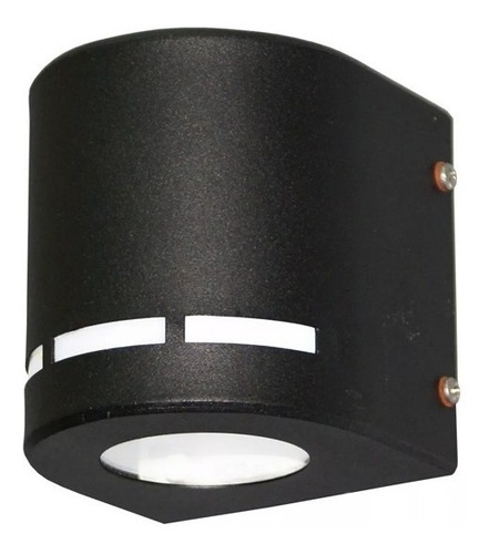 Aplique Difusor Negro 1 Luz Exterior Ap121 Ferrolux