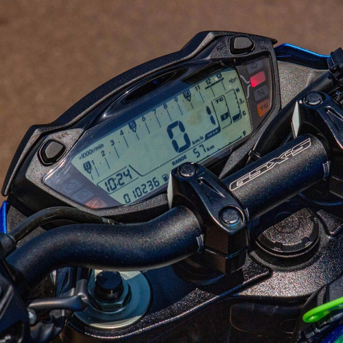 Imagem 7 de 10 de Moto Suzuki Gsx-s 750 Azul E Preta 2020 Com Baixo Km