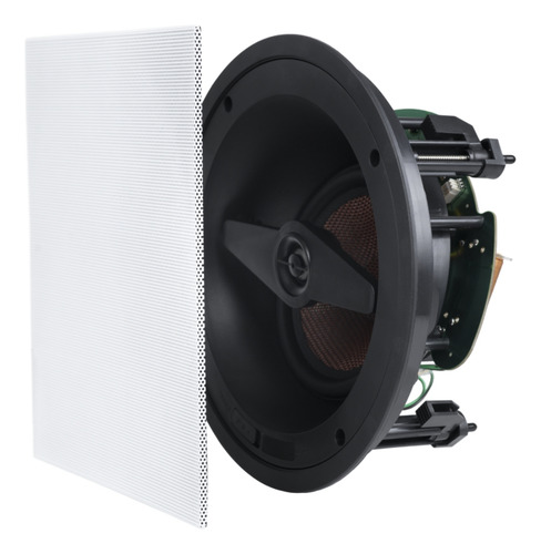 Caixa De Som De Embutir Hs Eclipse 2 Vias Angulada 100w Cor Preto
