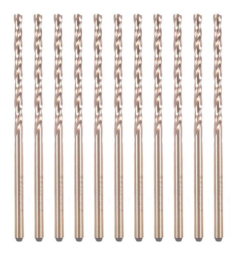 11 Brocas De Cobalto No. 38 1-7/16 X 2-1/2 Pulgadas Viking