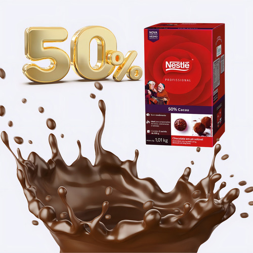 Chocolate Pó 50% Cacau Do Padre 1kg Nestle