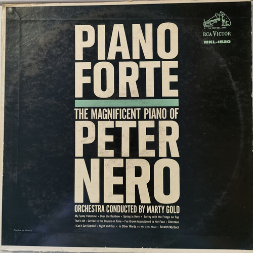 Disco Lp: Peter Nero- Piano Forte,n